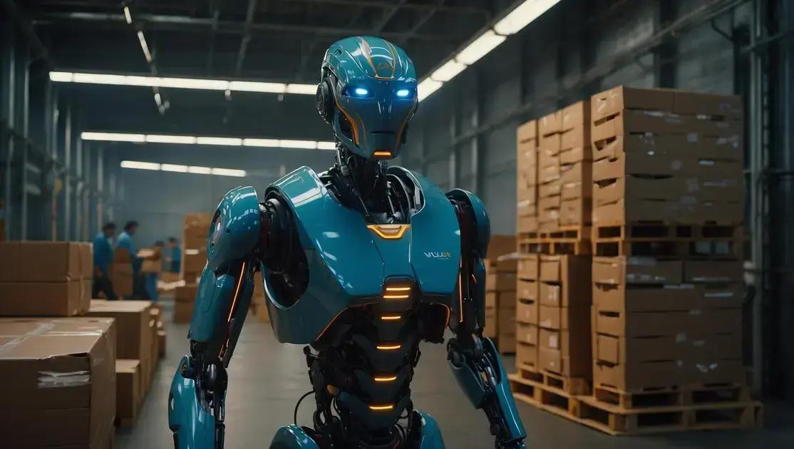 Amazon Lança o Robô Vulcan: O Futuro da Logística com Sensibilidade