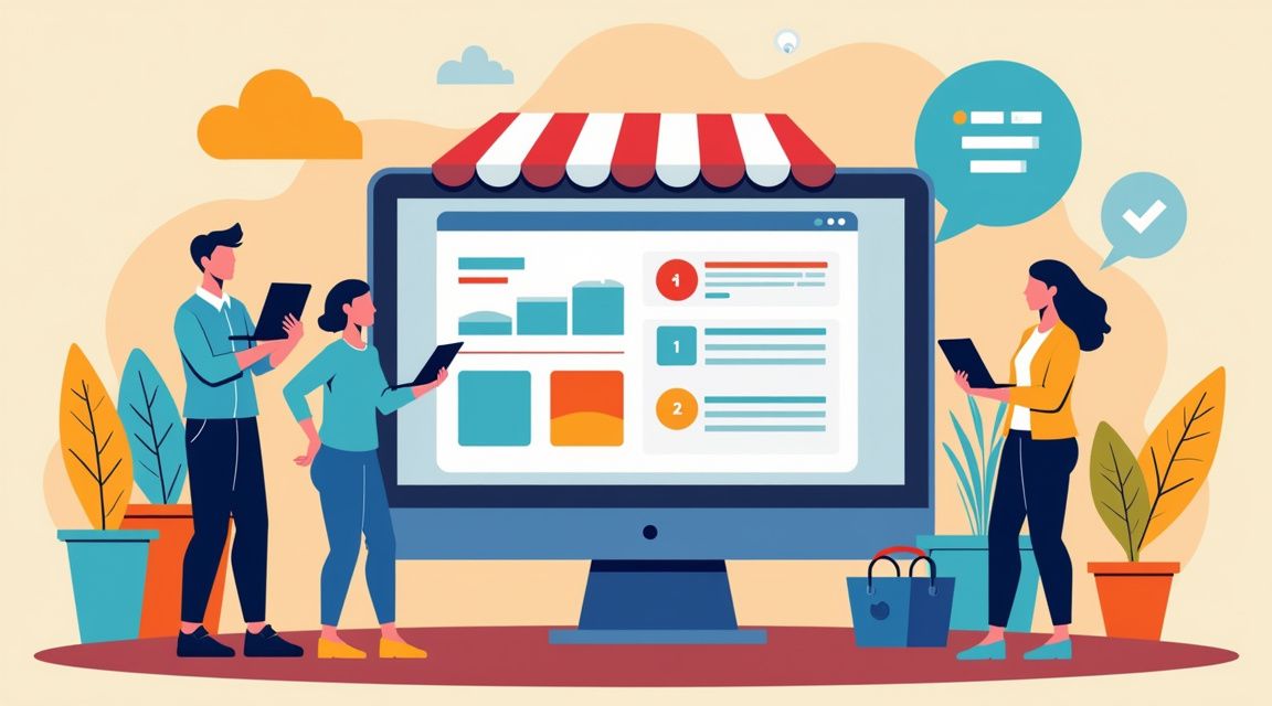 ERP para e-commerce​ - Ilustração detalhada sobre ERP para e-commerce​