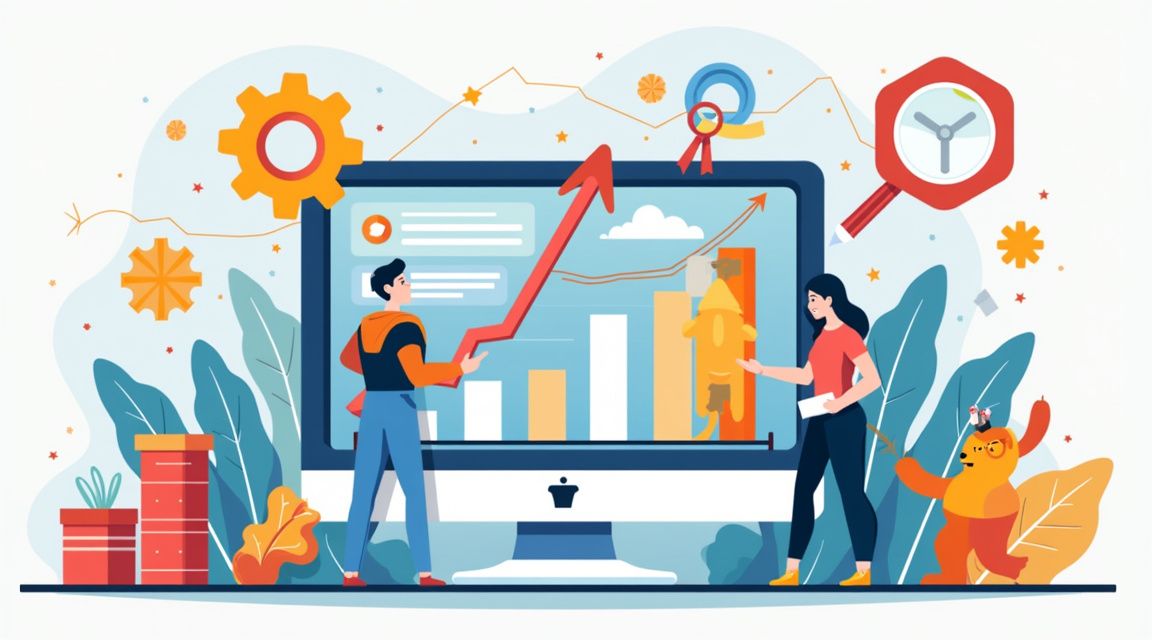 SEO para startups​ - Principais benefícios de SEO para startups​ ilustrados