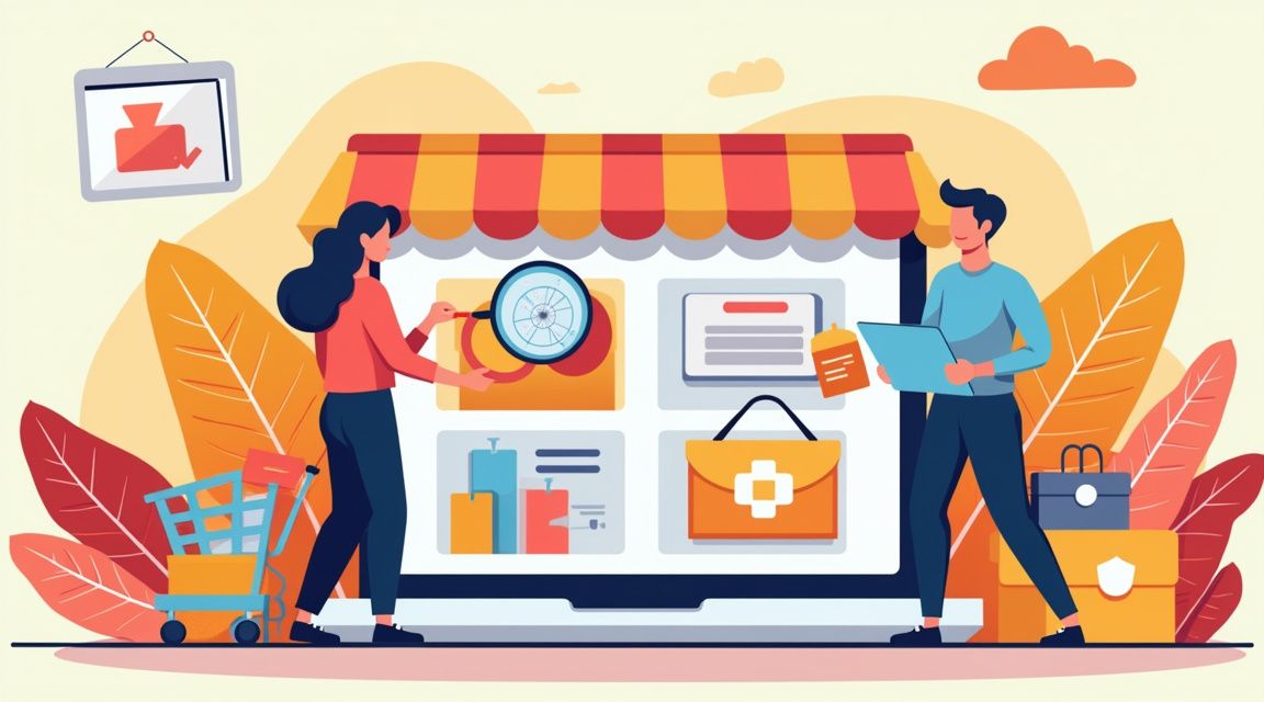 tipos de e-commerce​ - Ilustração detalhada sobre tipos de e-commerce​